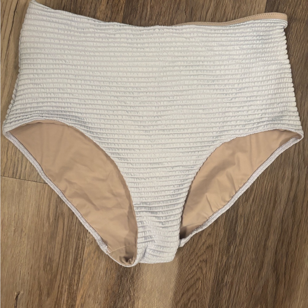 Lululemon High-Waisted Textured Bikini Bottoms